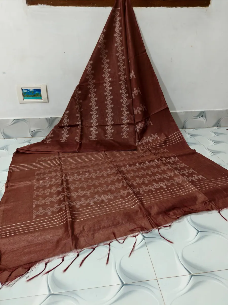 Kota Silk Saree with Contrast Pallu 